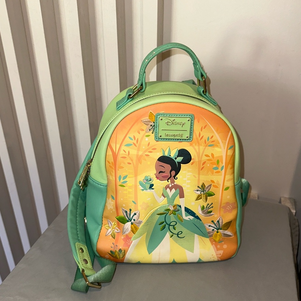 Disney Loungefly Princess Tiana Mini Backpack